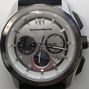 NEW TechnoMarine Ocean Nomad Men's Watch - 43mm, Black (TM-318088) Box Incl #669